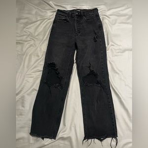 wild fable black ripped jeans